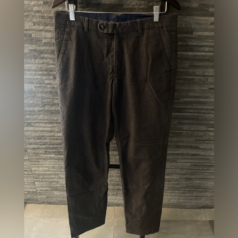 Men’s Massimo Dutti Size 32 Plaid Pants